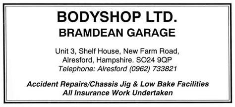Bramdean Garage Bodyshop Ltd